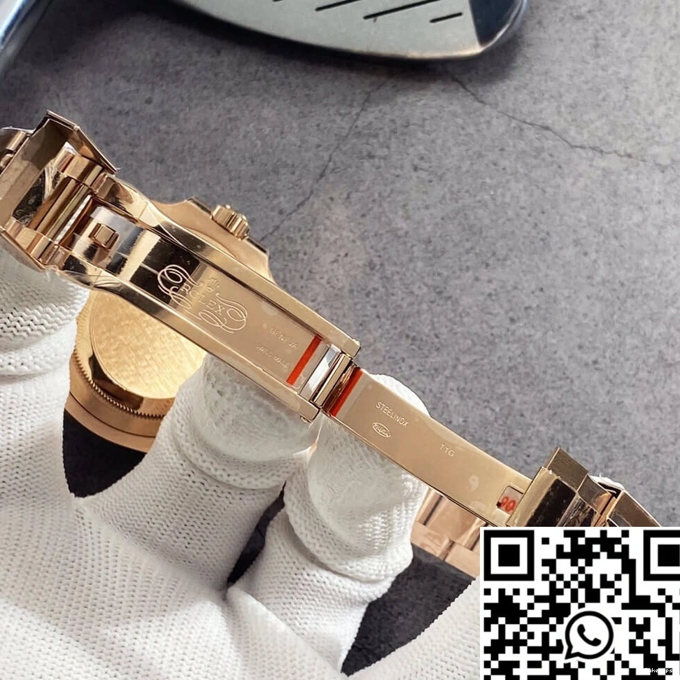 Master GM Factory Black Rolex 126715CHNR-0001 Dial II GMT Gold Rose 0427